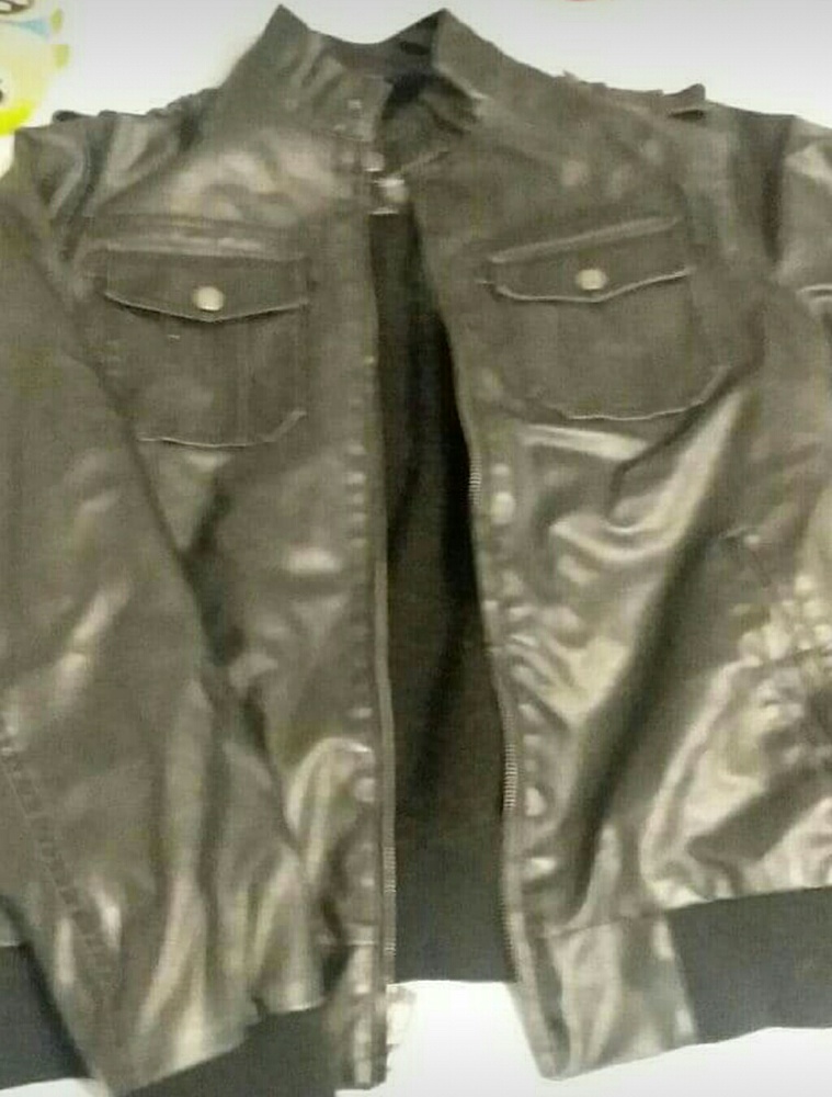 Faux Leather Jacket
